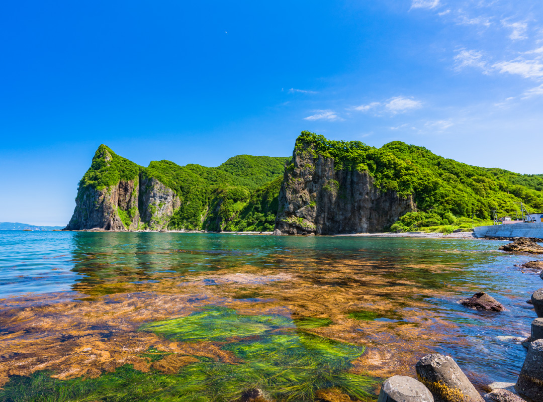余市町烏帽子岬